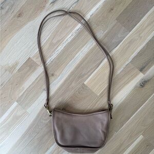 Coach Tan Leather Crossbody Bag
